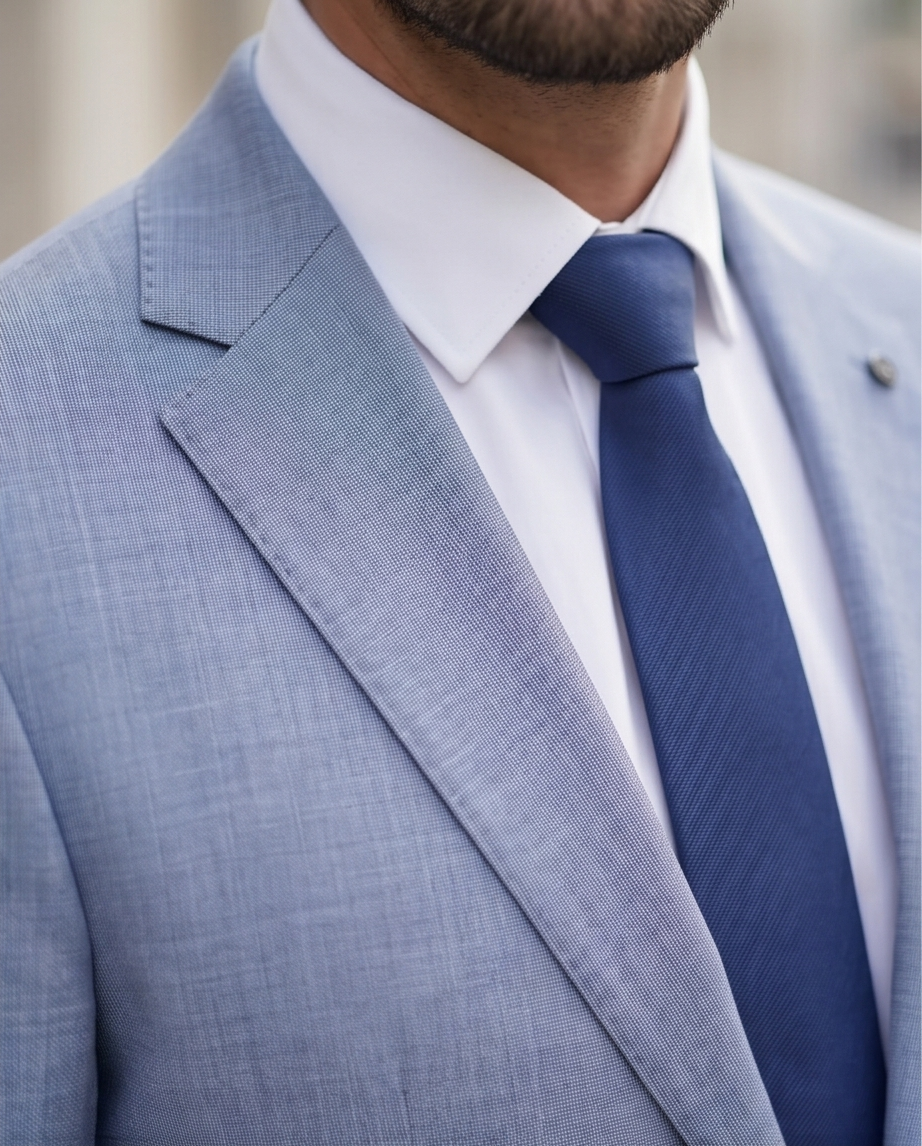 2H #002-1011-26 Light Blue Formal suit