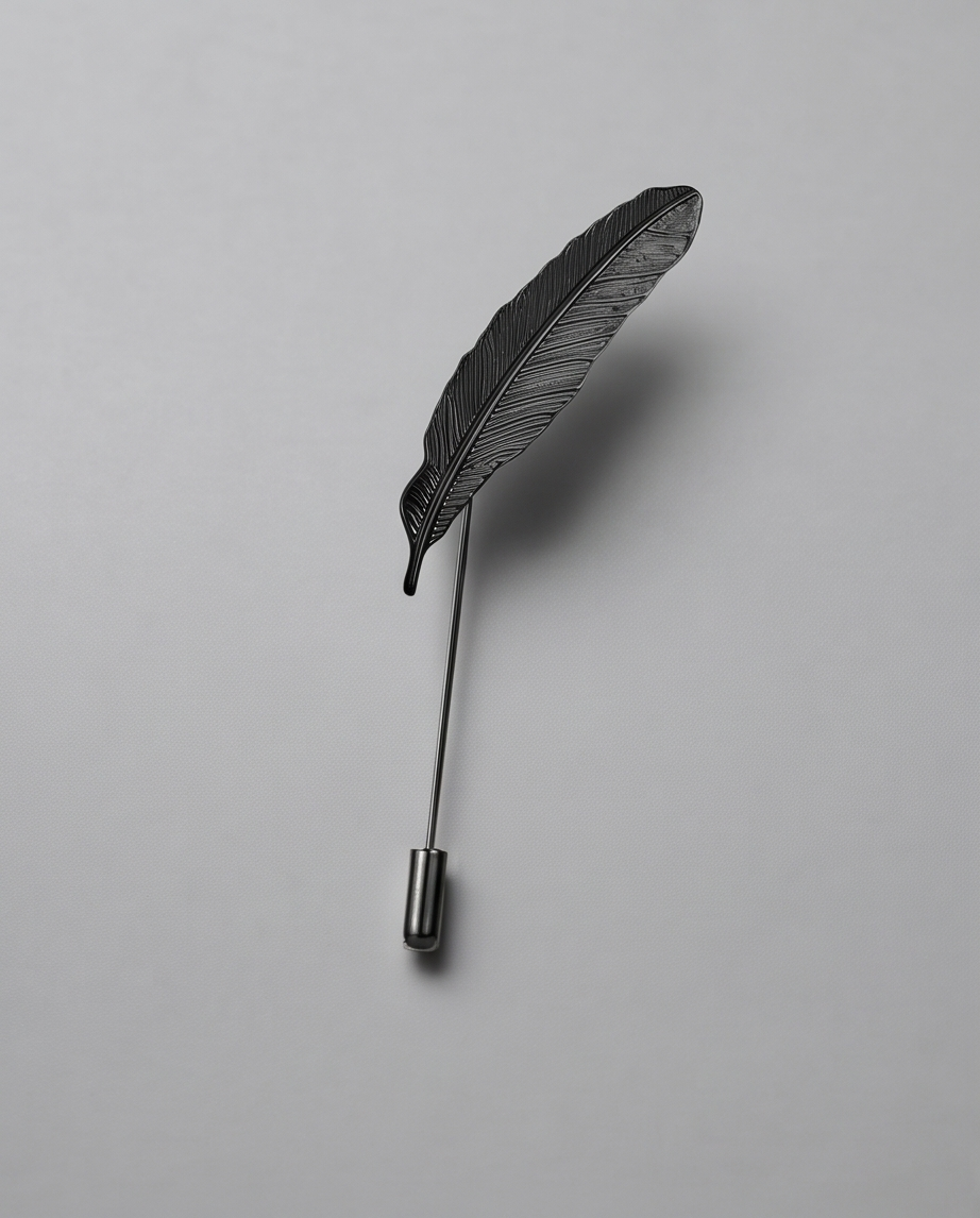 2H #ST08-B BLACK Pick Lapel Pins