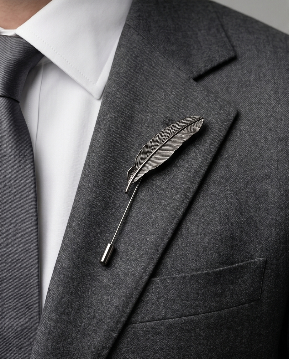 2H #ST08-B BLACK Pick Lapel Pins