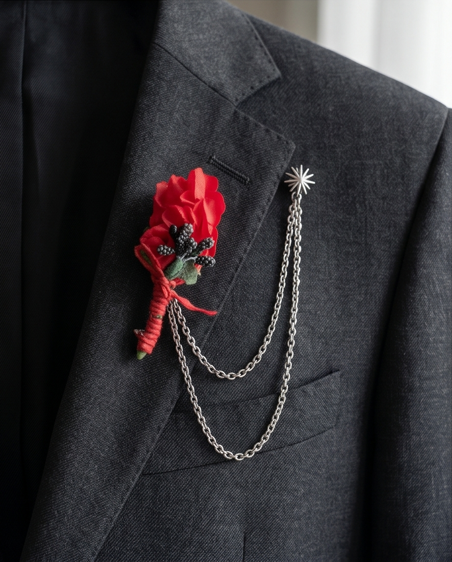 2H pick lapel Pins