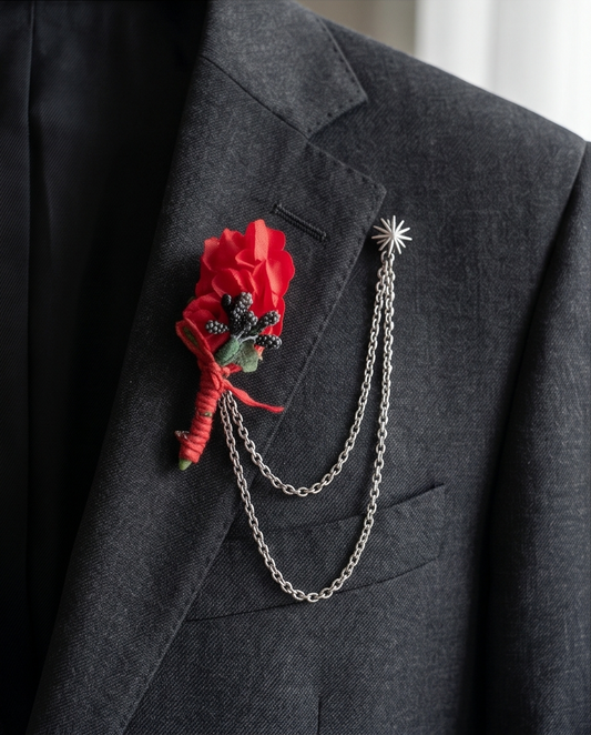 2H pick lapel Pins