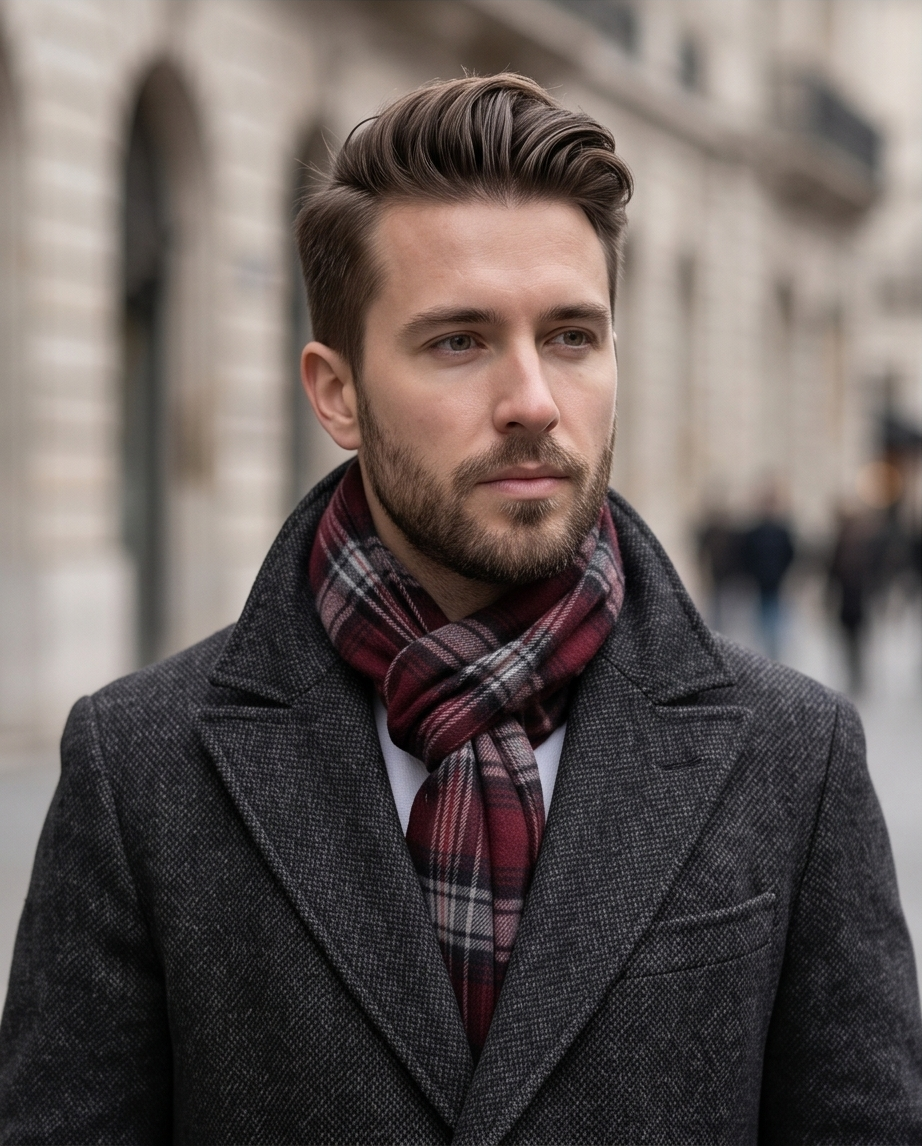 2H Squares Scarf