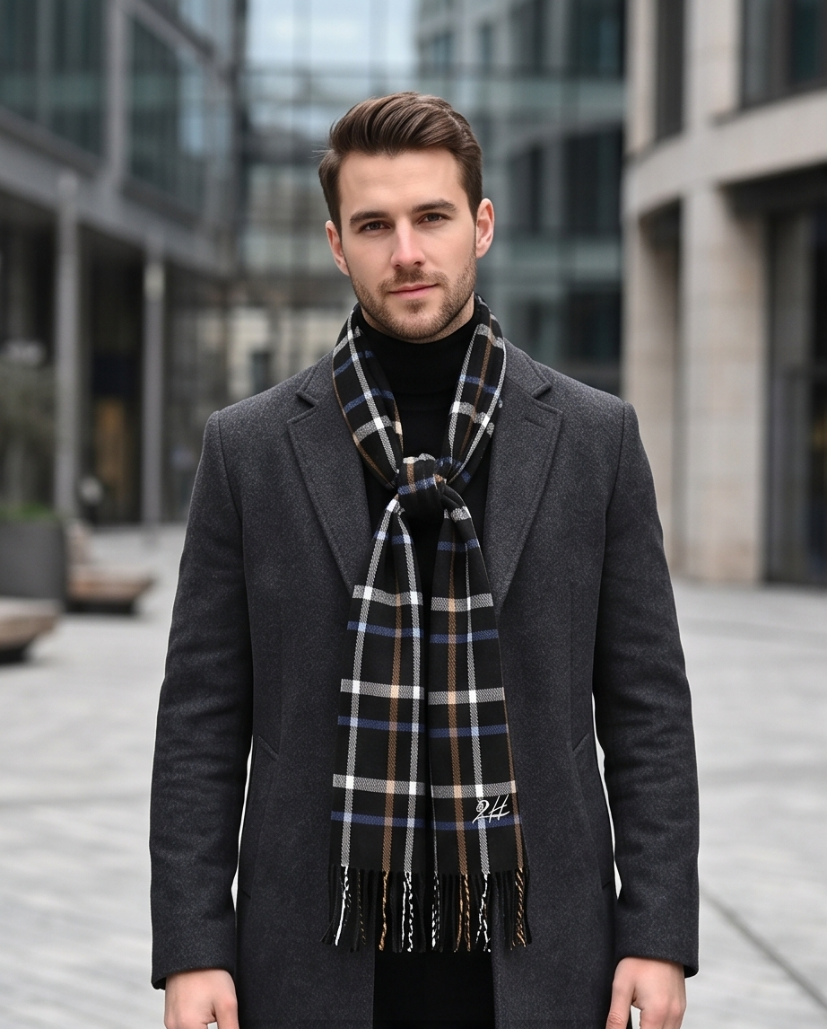 2H Squares Scarf