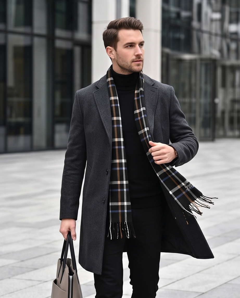 2H Squares Scarf