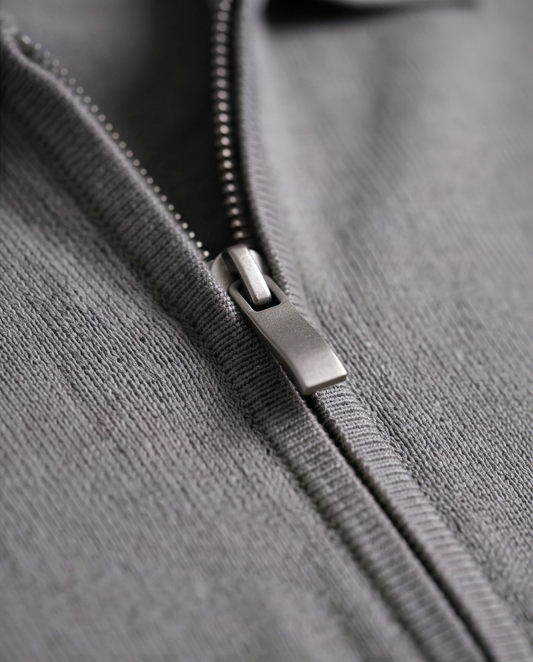 2H #453 Gray Knitted Polo T-Shirt