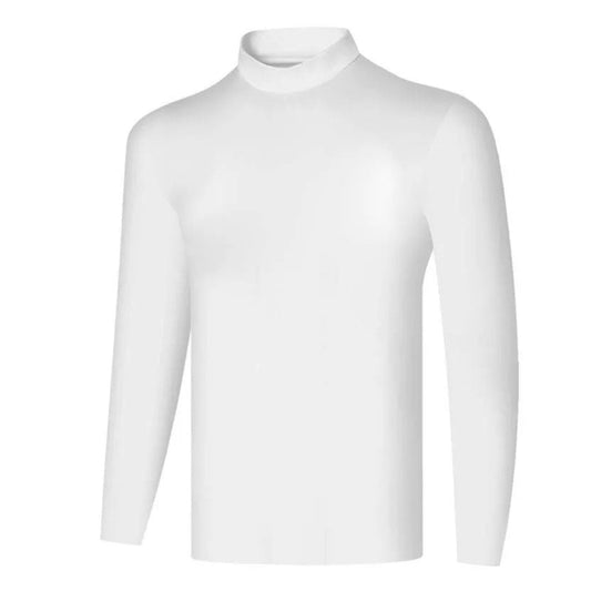 SALE! 2H White High Neck Long Sleeve Sweater