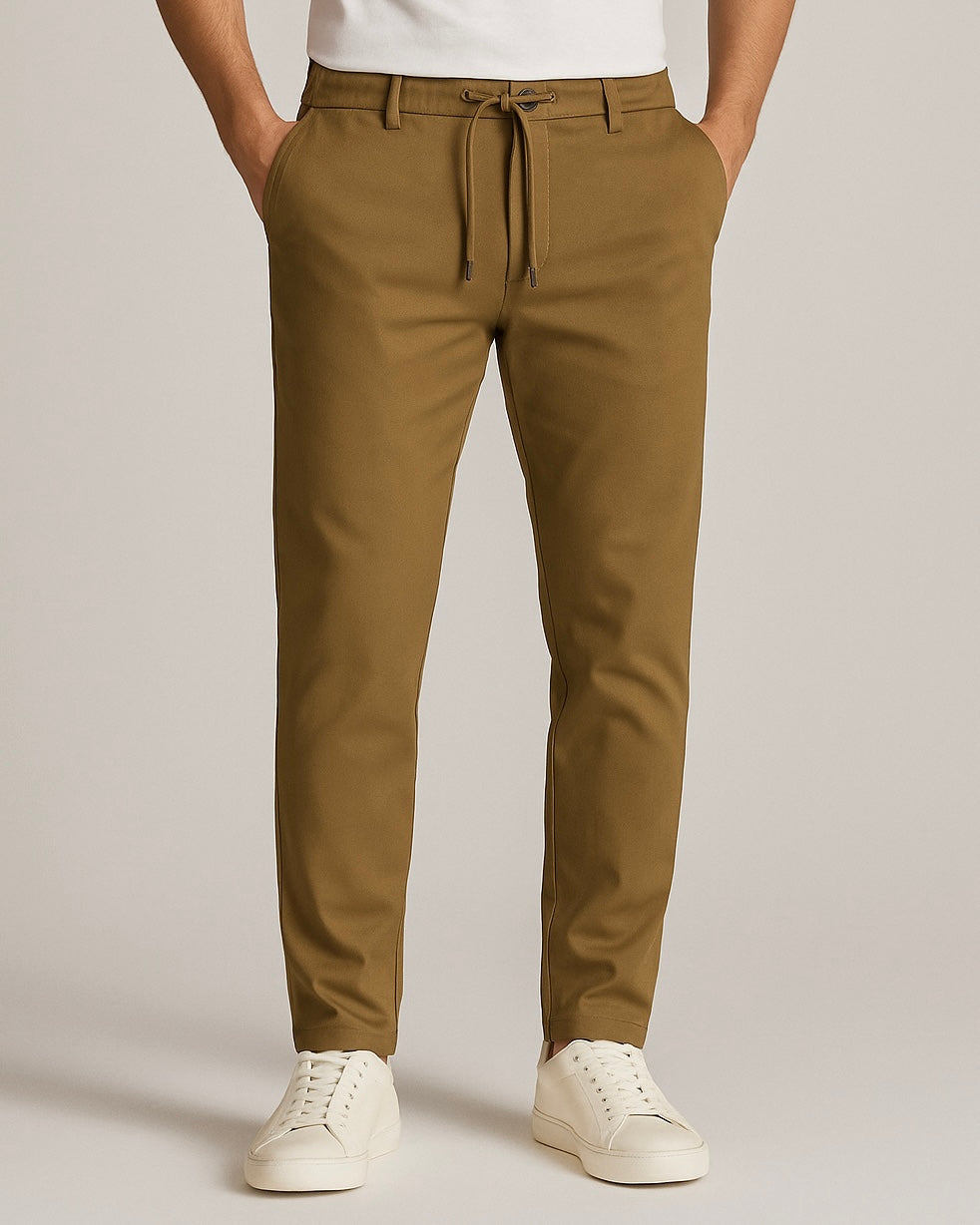 2H Casual Embossed Pant with rope