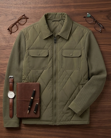 2H #88210 Khaki Casual Jacket