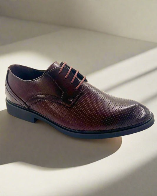 2H #JSL111-2 Brown Classic Shoes