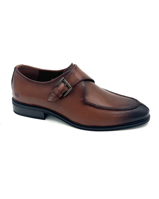 2H #H62044-8-814 Brown Classic Shoes Genuine Leather