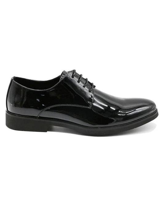 2H #110-100 Shining Black Classic Shoes