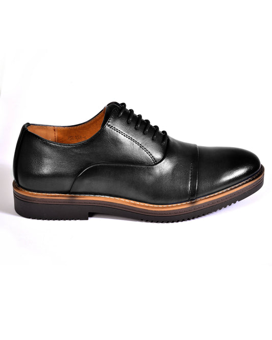 2H #158-6 Black Classic Shoes