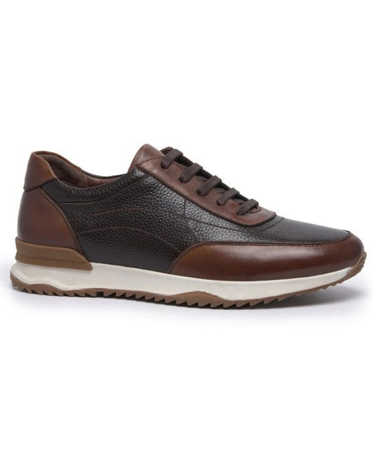 2H #C56024-21-816 Genuine Leather Brown Casual Shoes