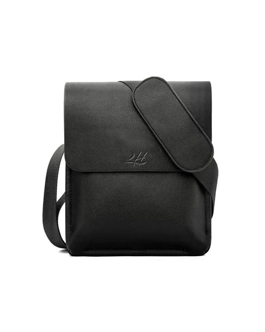 2H #1001-1 Black Shoulder messenger bag