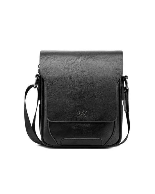 2H #B1003 Black Shoulder Sling Bag