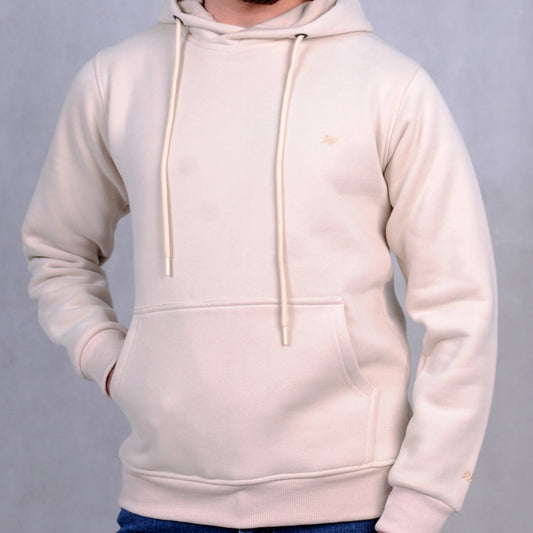 SALE! 2H Beige White Men Sweater Cotton Hoodie