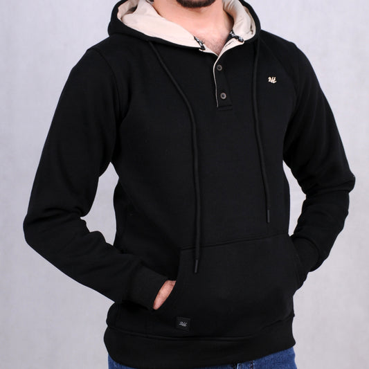 SALE! 2H #6318 Black Men Sweater Cotton Hoodie