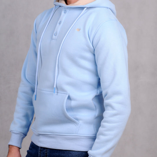 SALE! 2H #6318 light blue Men Sweater Cotton Hoodie
