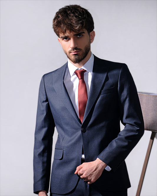 2H #2-6 Navy Casual Suit