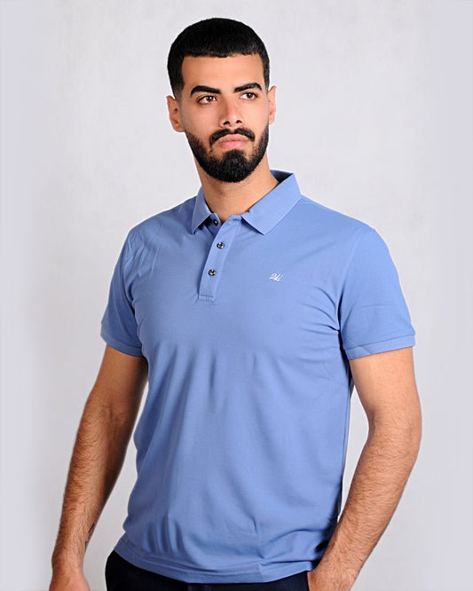 2H #CX.231 Blue Polo T-shirt