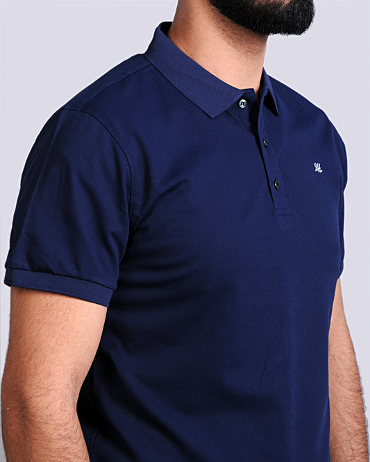 2H #CX.231 Navy Polo T-shirt