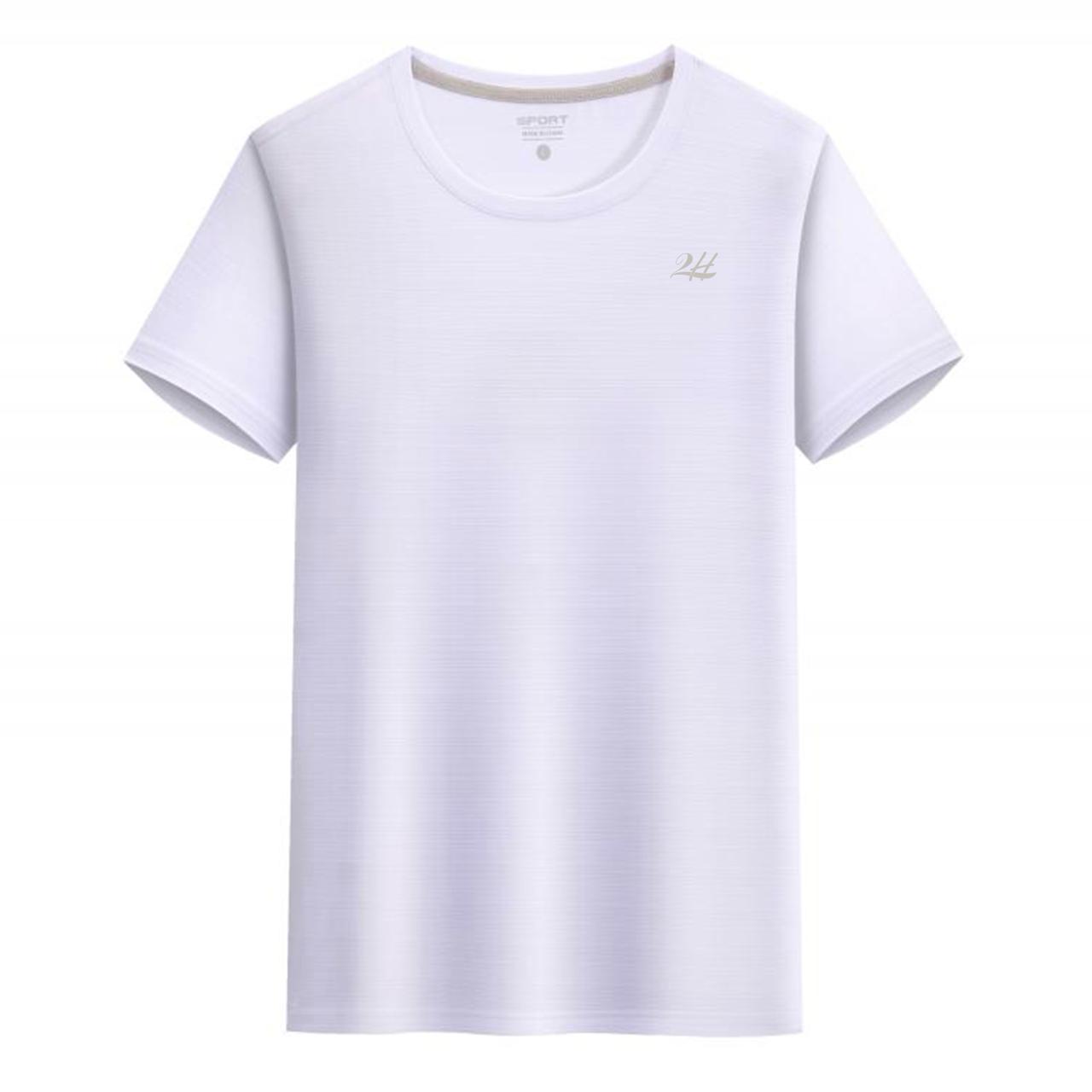 2H #CX.9310 White Short Sleeve Basic T-shirt