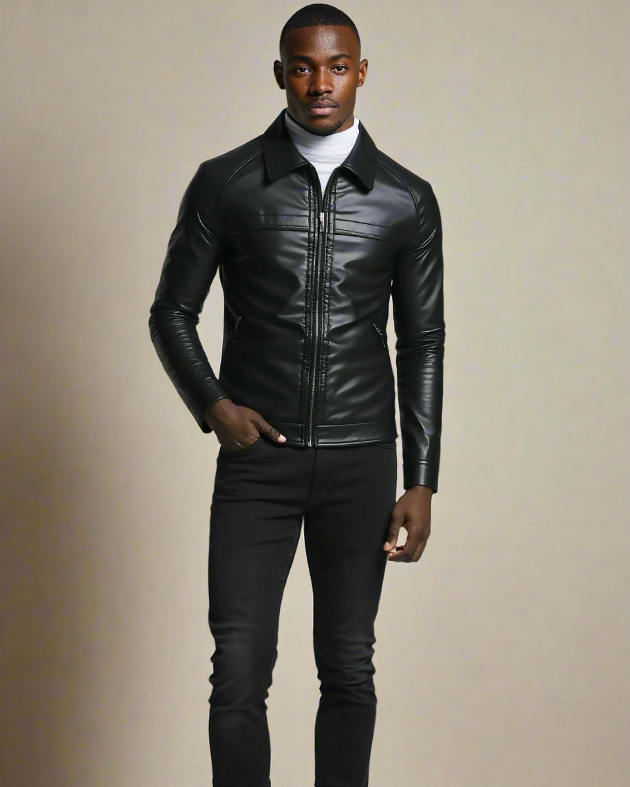 2H #8915 Leather Jacket