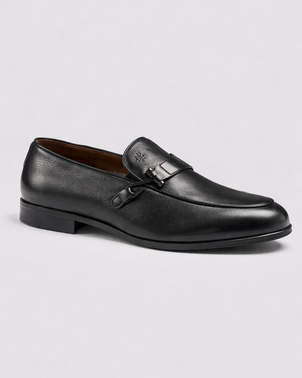 2H #11G Genuine Leather Black Formal Shoes