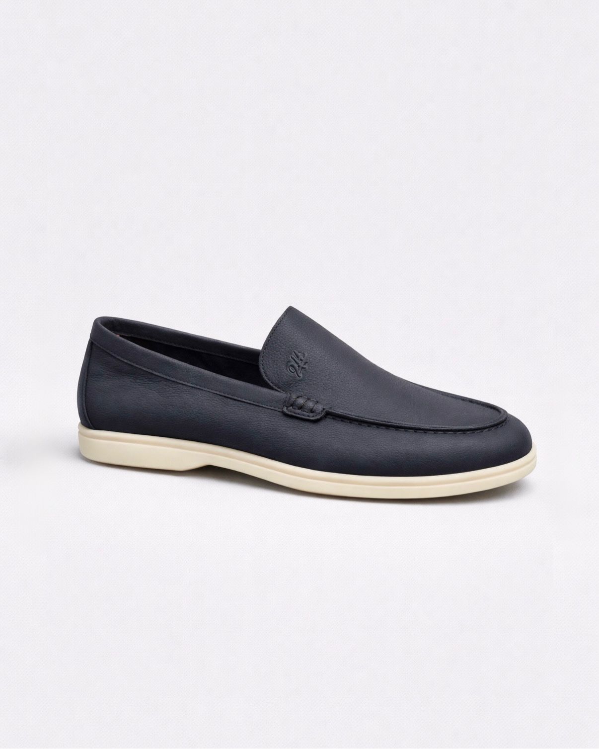 2H #16G Genuine Leather Black Casual Shoes