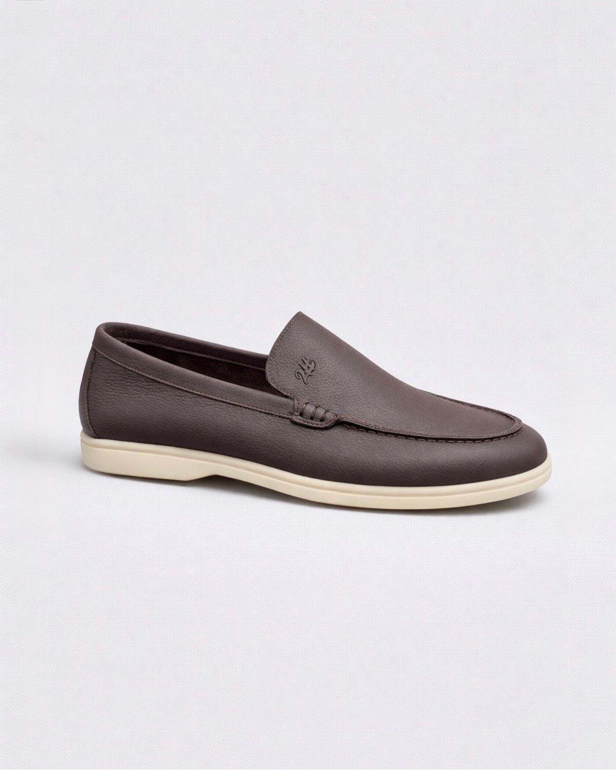 2H #21G Genuine Leather Coffee Casual Shoes