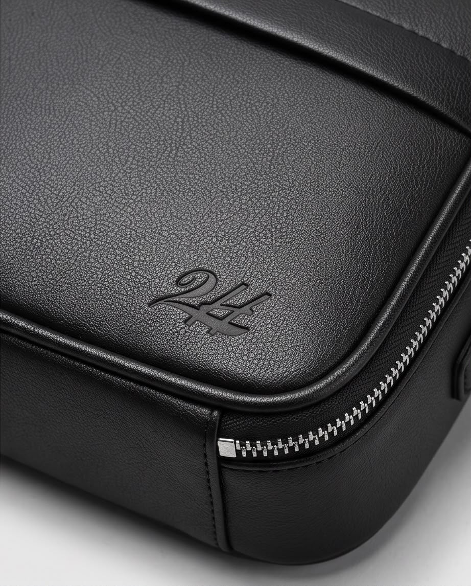 2H #9913 Black Shoulder Messenger Bag