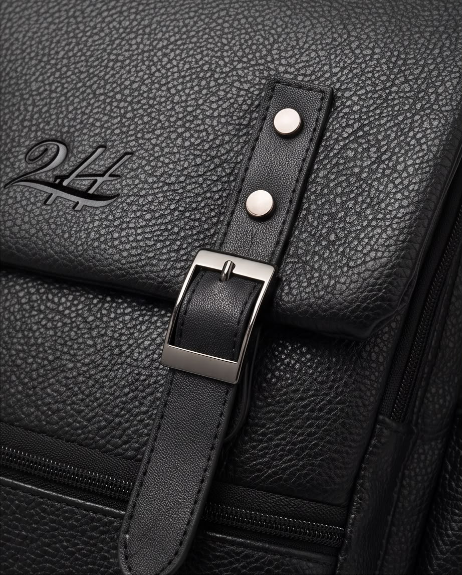 2H Black Backpack