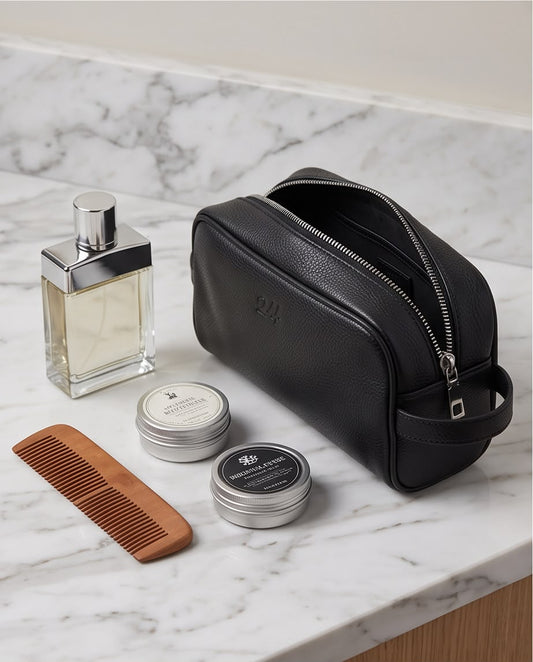 2H #8201 Black Clutch Bag With Lock