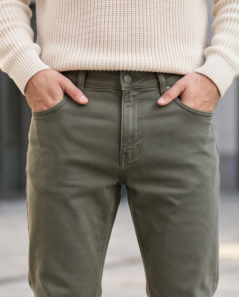 2H Five-Pocket Twill Pant