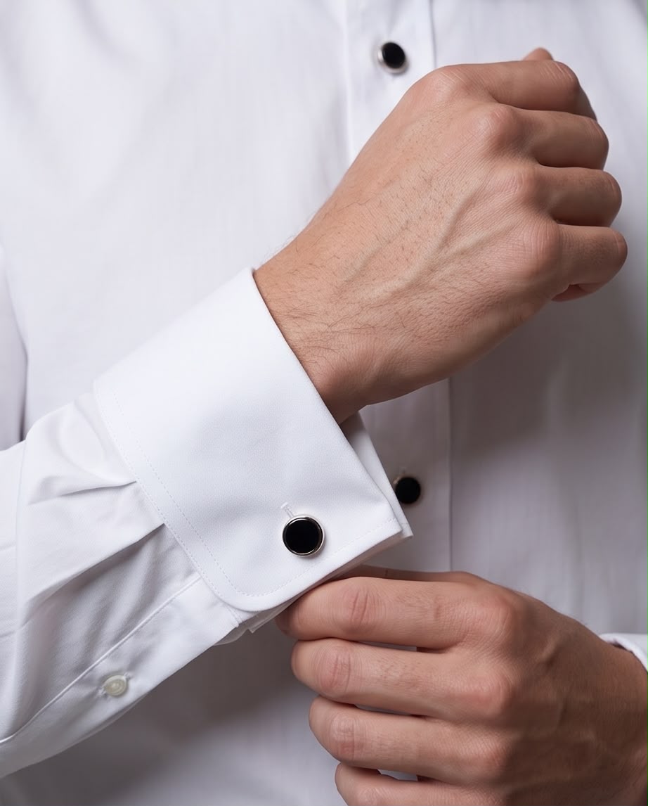 2H White Wing Collar Shirt