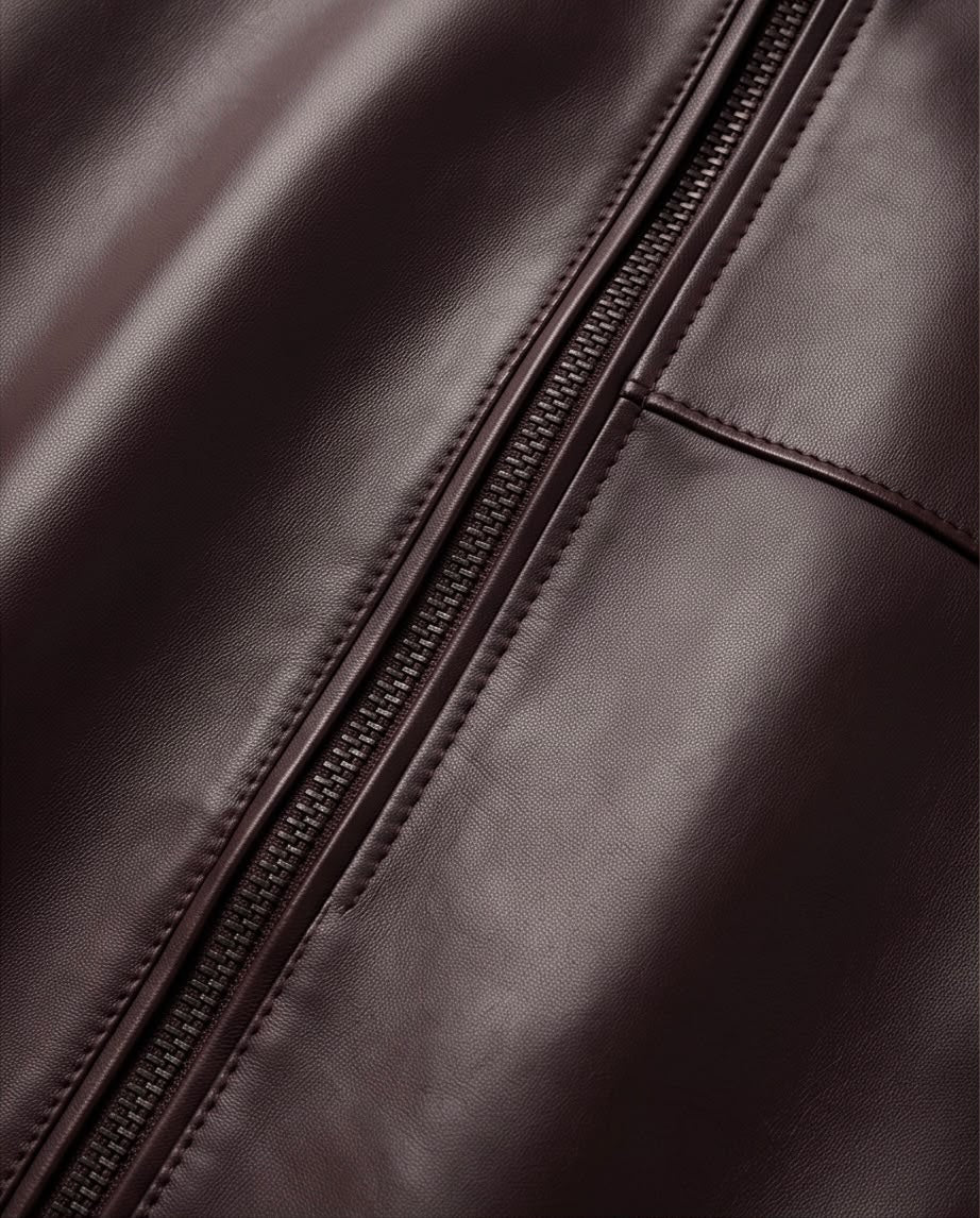 2H #8915 Brown Leather Jacket