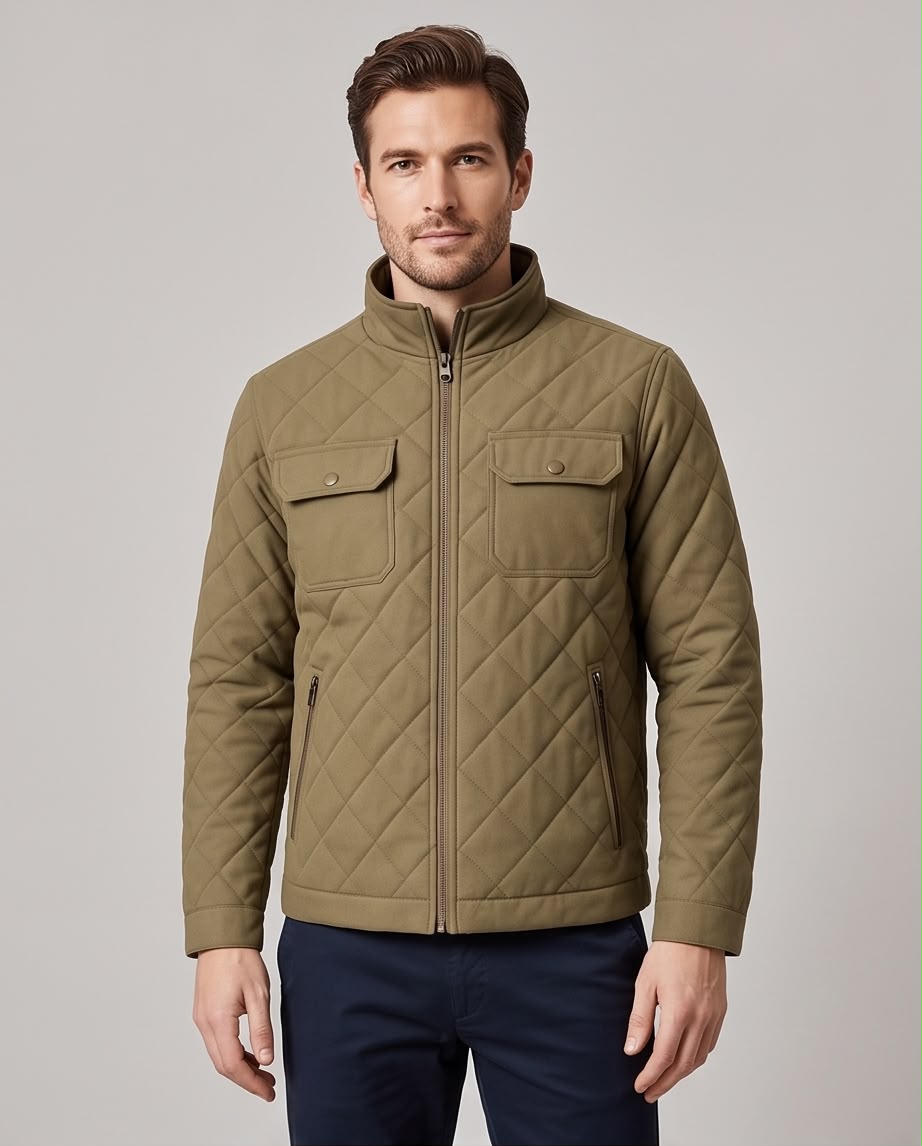 2H #88211 Khaki Casual Jacket