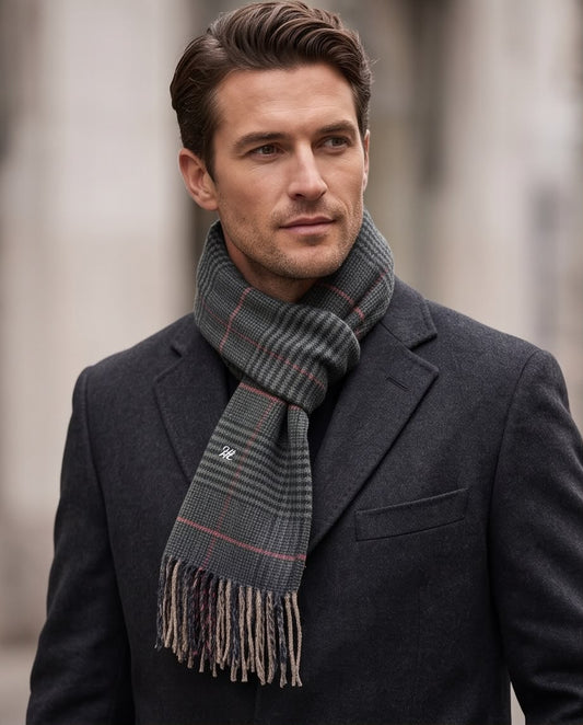 2H Dark Gray Scarf