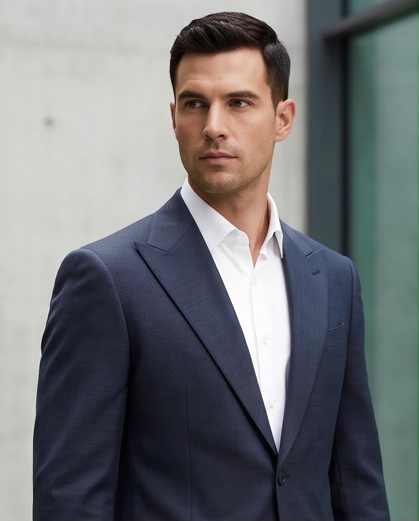 2H Navy Filafil Suit