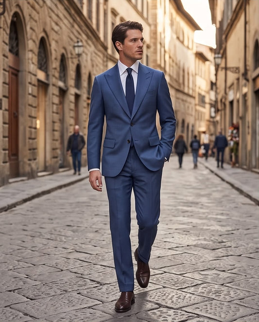 2H Dark Blue Filafil Suit