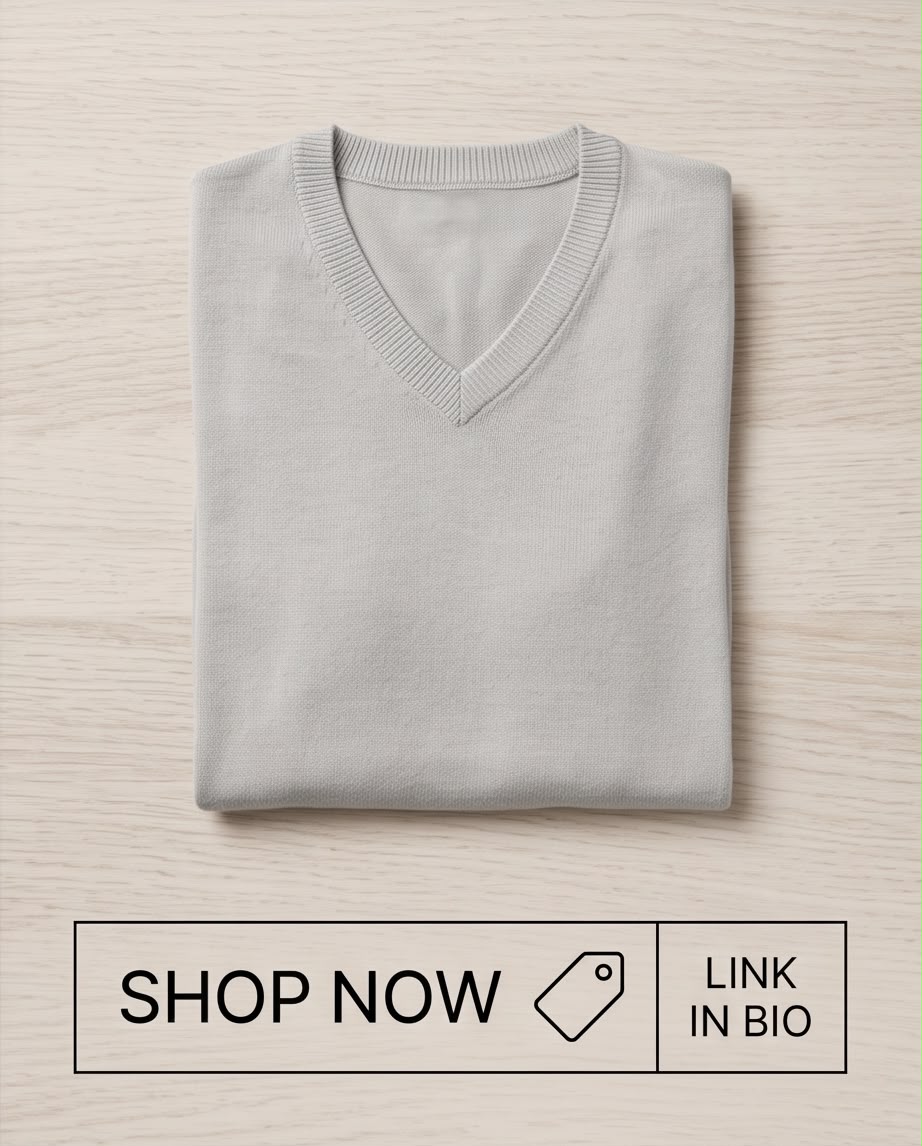 2H V-Neck Knitted Sweater