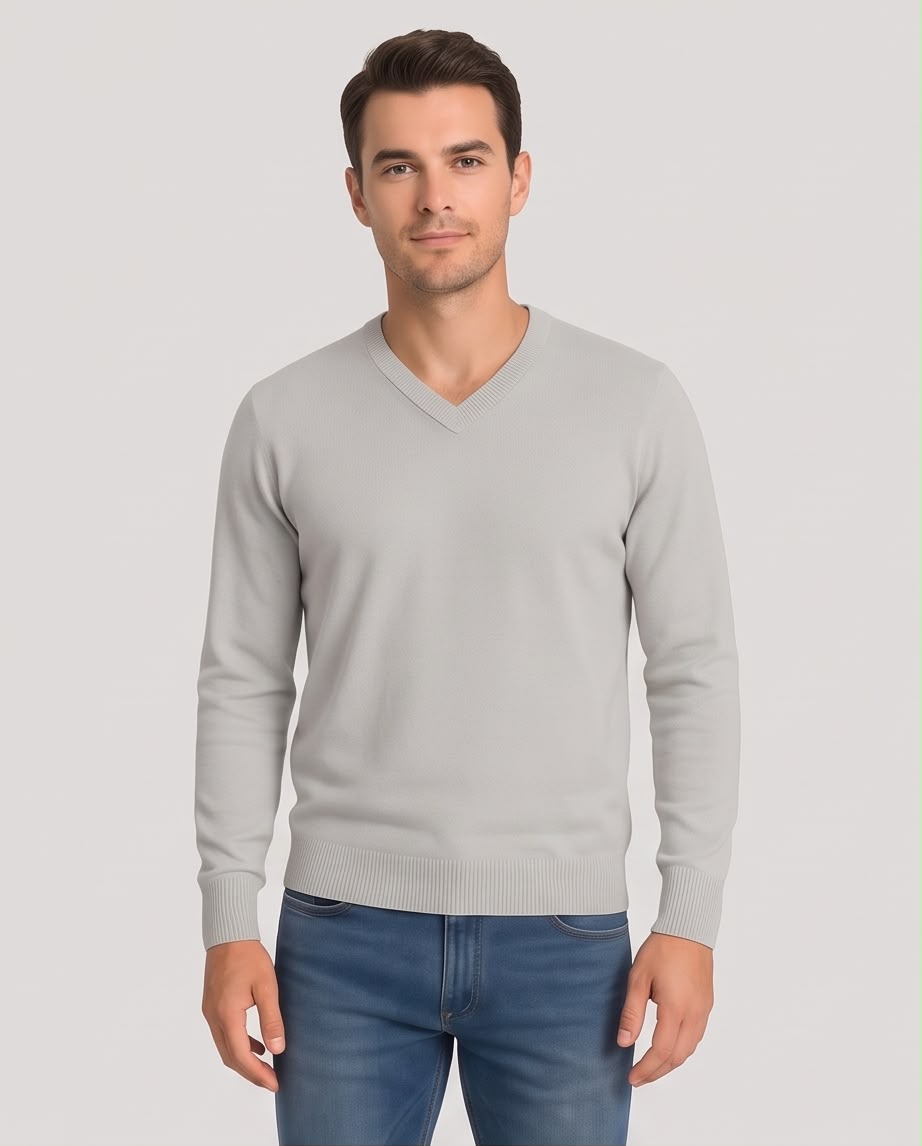 2H V-Neck Knitted Sweater