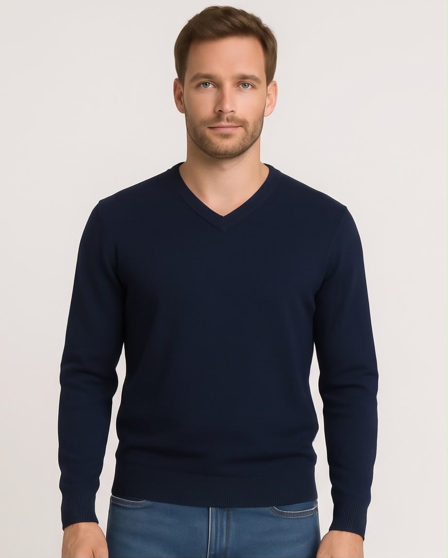 2H V-Neck Knitted Sweater