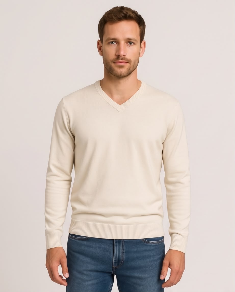 2H V-Neck Knitted Sweater