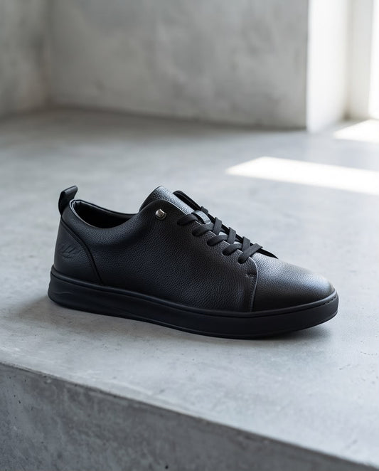 2H Full Black Casual shoes