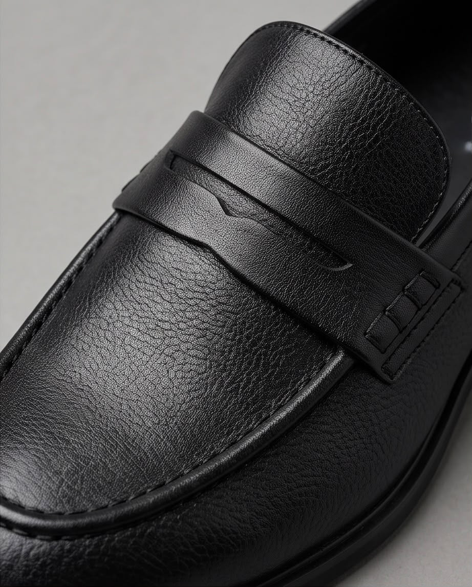 2H Black Loafers Formal shoes
