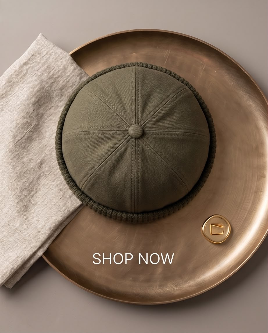 2H Olive Green Docker Cap