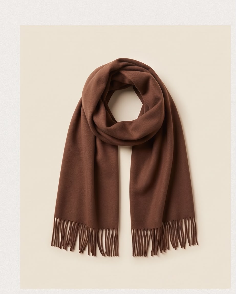 2H Brown Winter Scarf