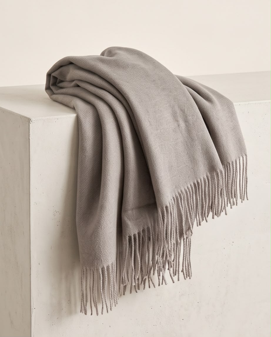 2H Gray Winter Scarf