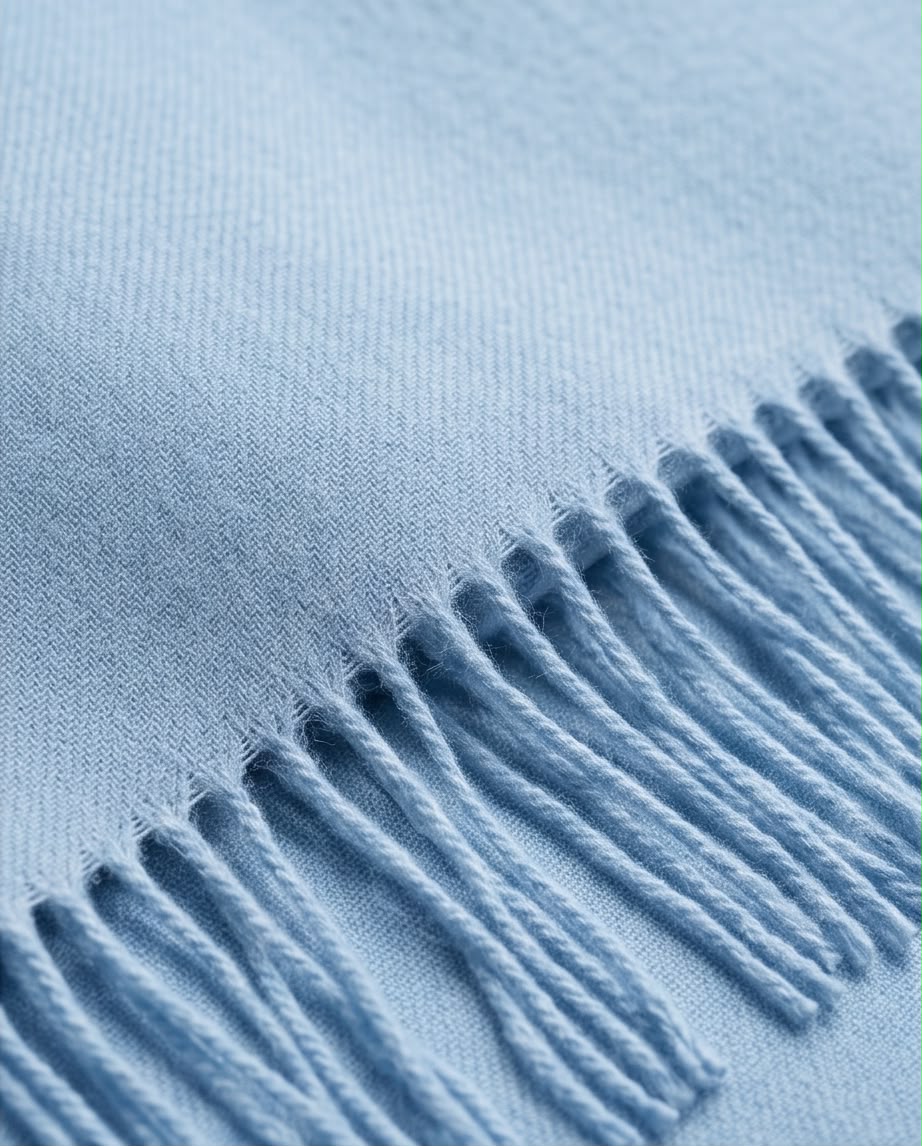 2H Light Blue Winter Scarf